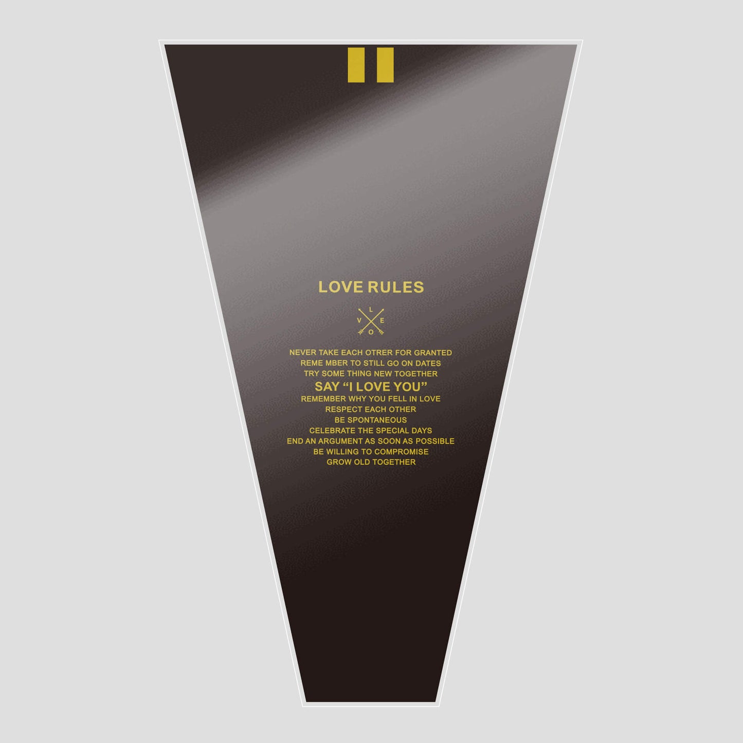 Transparent English Multi-Bag, 11 × 3.5 × 17.3 Inch, 50 Pcs