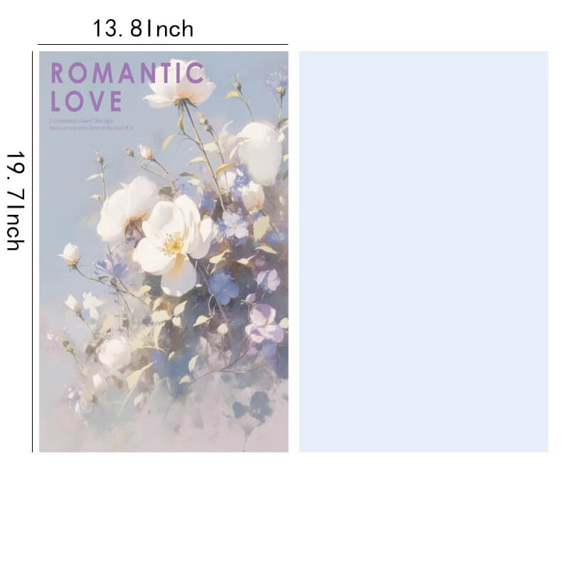 Painting Atmosphere Paper, 13.8 × 19.7 Inch, 10 Sheets