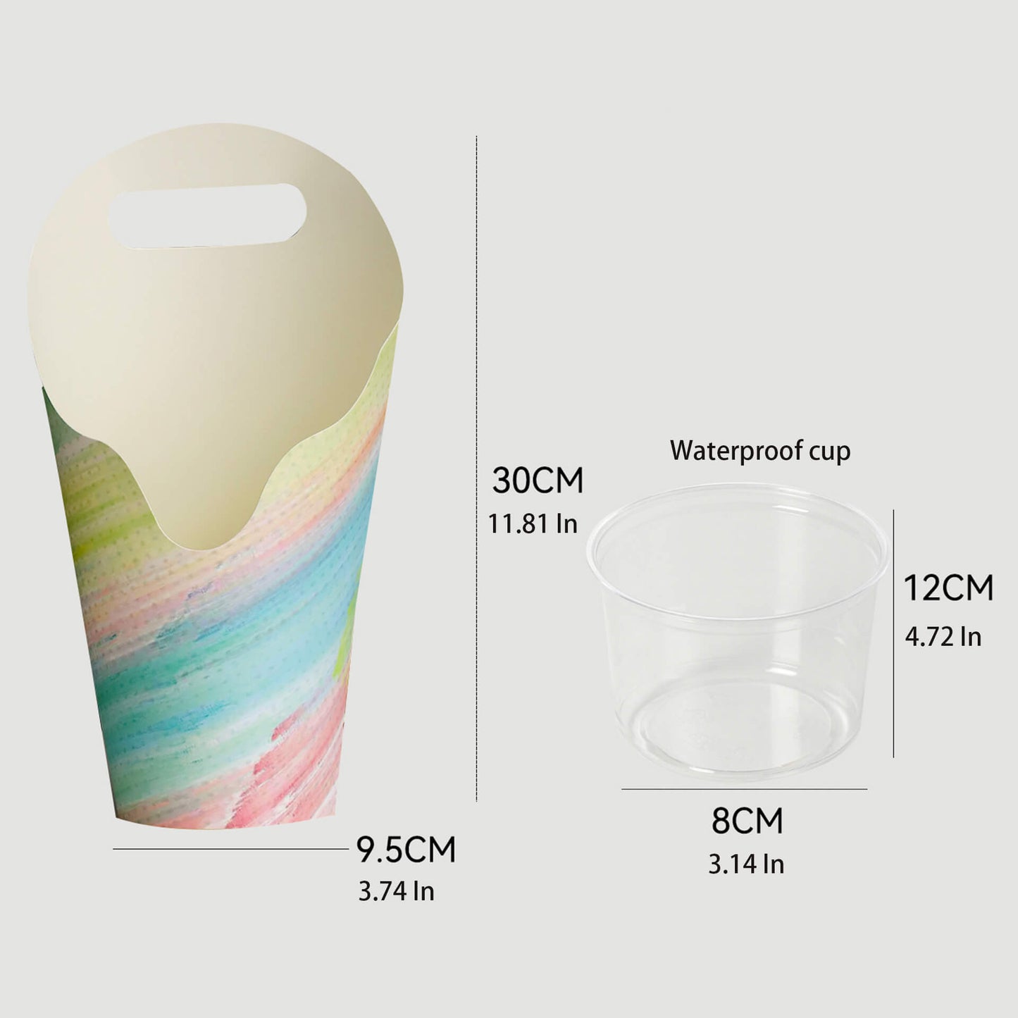 Cylindrical Flower Box