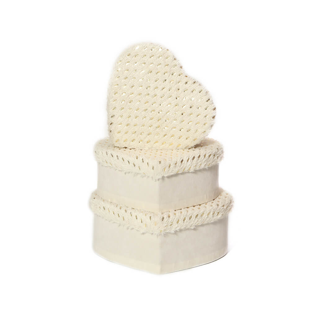 Heart Shaped Velvet Rose Gift Boxes