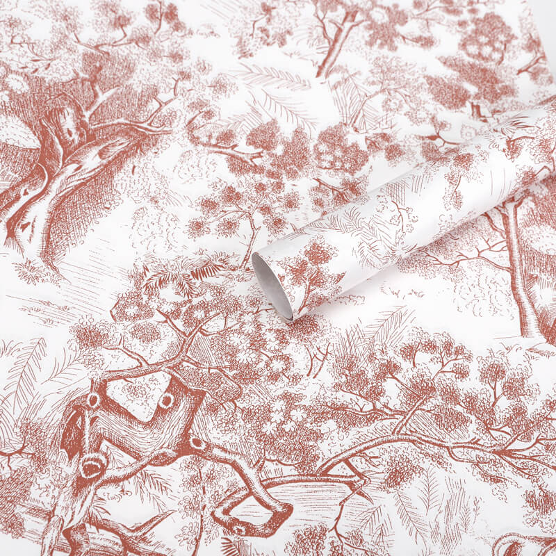 Papier d'emballage floral vintage