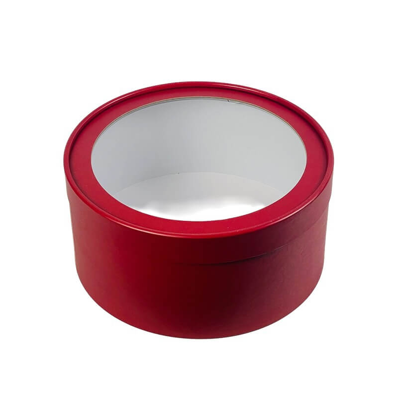 Window Flower Round Box