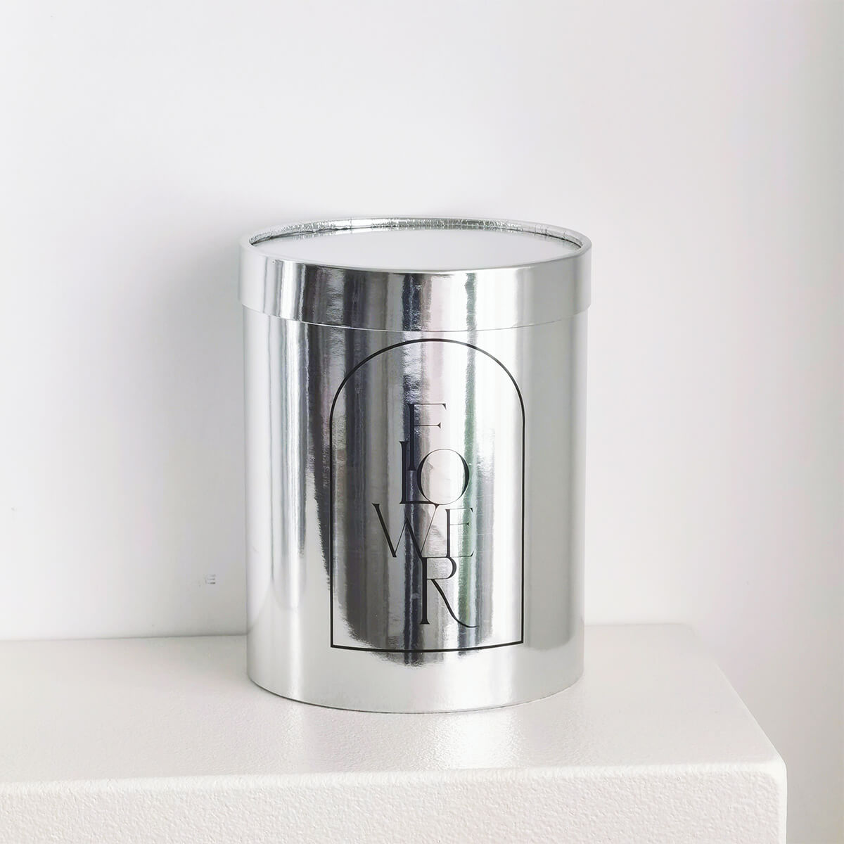 Arrangements floraux en boîte ronde - Lot de 2 pièces