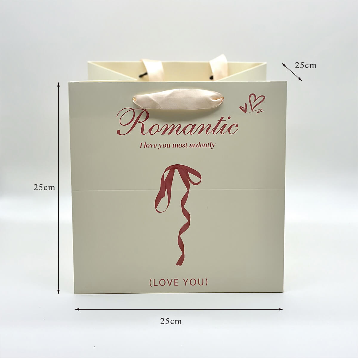 Sacs en papier à fleurs simples, 10 pièces