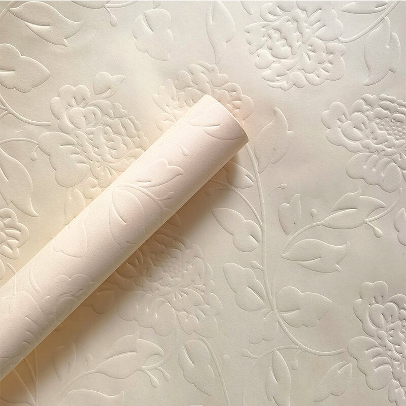 Embossed Flower Wrapping Paper, 15 × 20.8 Inch, 10 Sheets