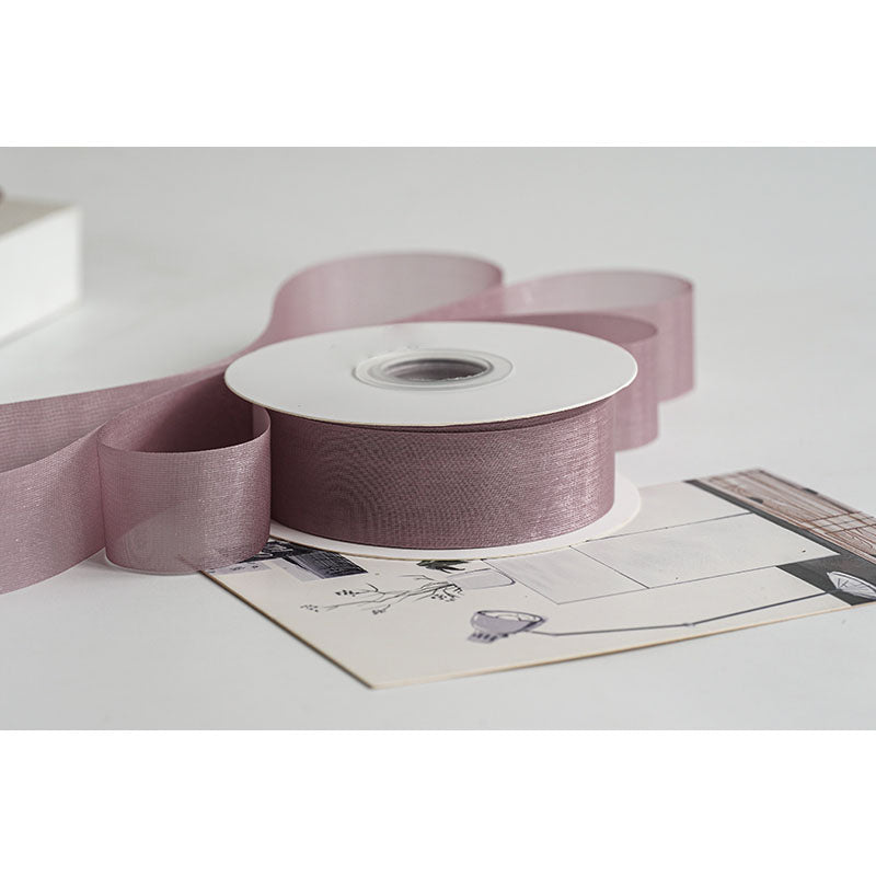 Glossy Organza Ribbon, 2.5 cm × 39 Yards