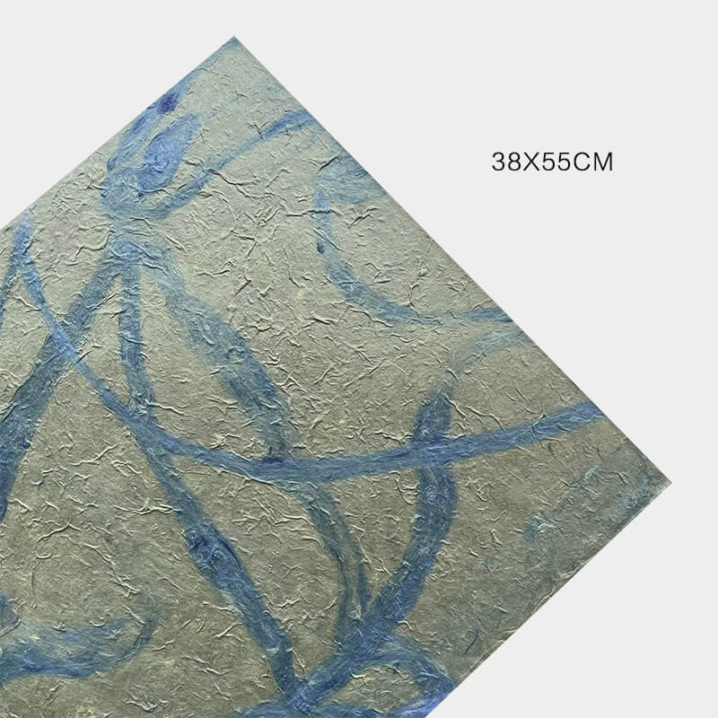 Caja de flores redonda de terciopelo