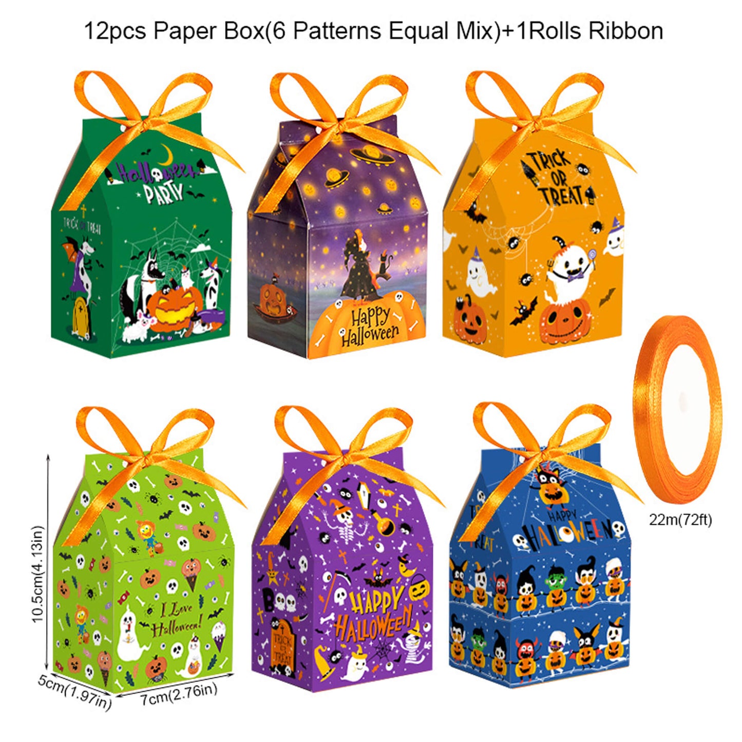 Halloween Kids Party Gift Box Gift Box 12 Patterns