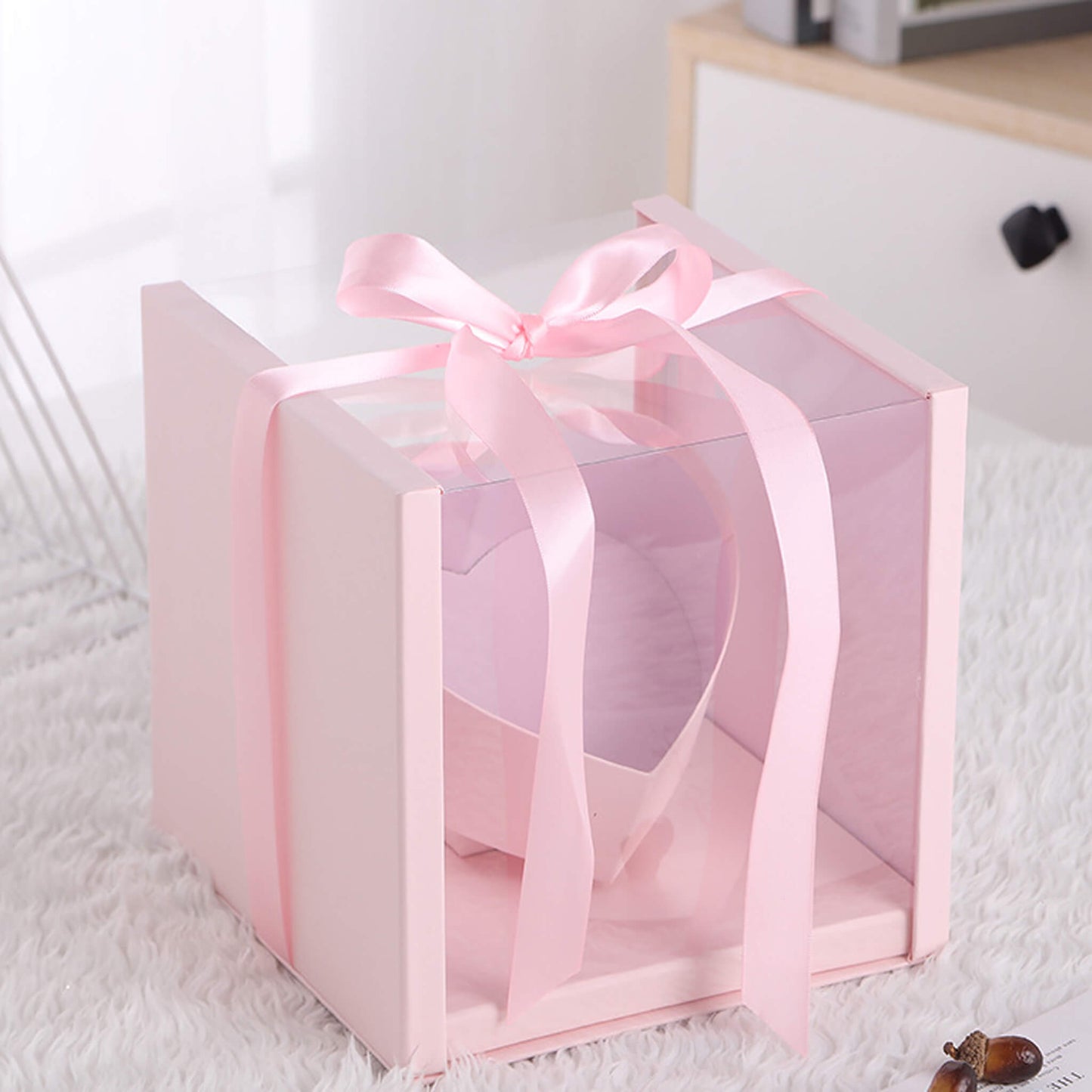 Mini Window Heart Shaped Flower boxes