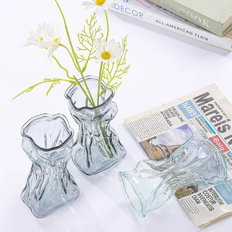 Modern Irregular Glass Vase