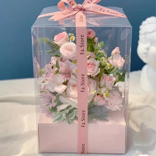 Transparent Flower Packaging Box