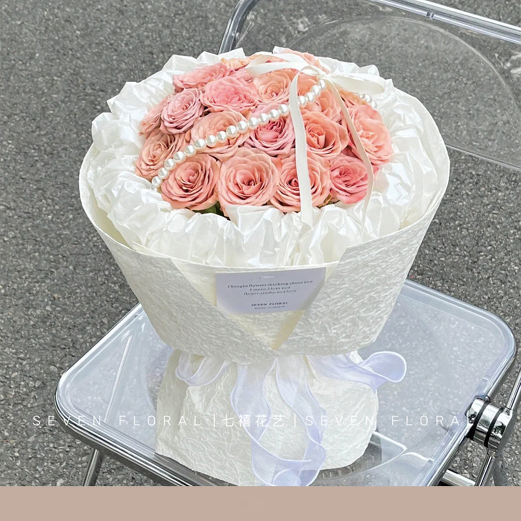 Stone Paper Floral Wrapping Paper