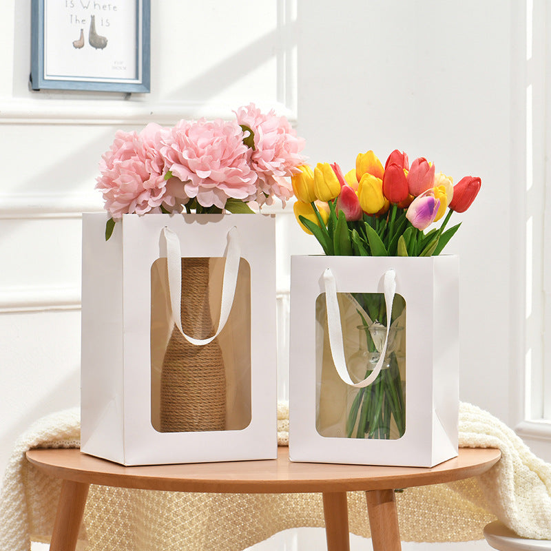 Hand Flower Gifts Bag