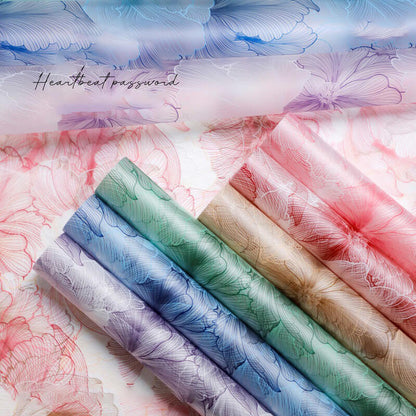 Art Wrapping Paper, 22.8 × 22.8 Inch, 20 Sheets