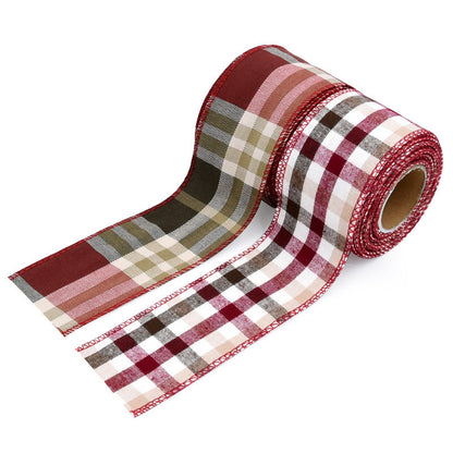 Classic Plaid Ribbon, 1.96 Inch × 5 Yards