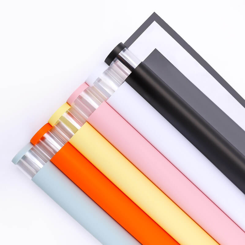 Flower Cellophane Paper, 22.5 × 22.5 Inch, 20 Sheets