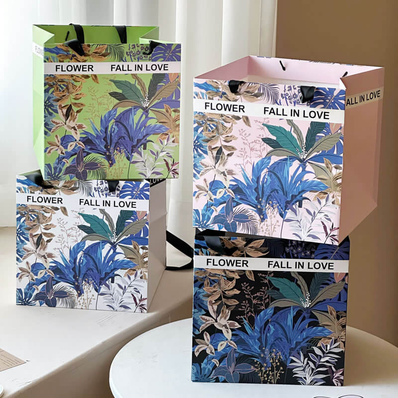 Tropical Style Tote Bag, 11 × 11 × 11 Inch