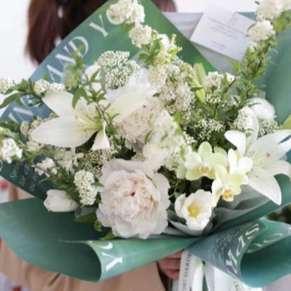 Colorful Flower Wrapping Paper, 15 × 20.8 Inch, 10 Sheets