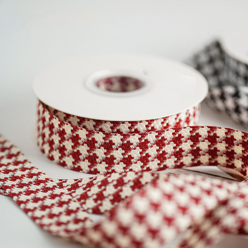 Cotton Ribbon, 2.5 cm × 9.9 Yards