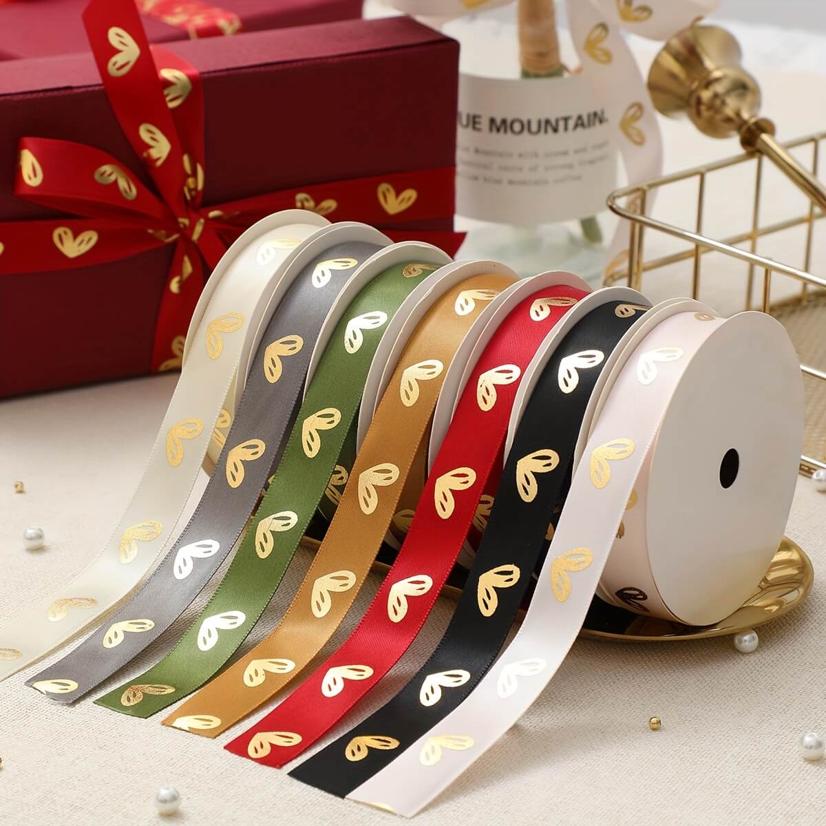 Heart Gift Packaging Ribbon