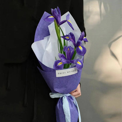 Papier d'emballage givré et imperméable pour fleurs coréennes 