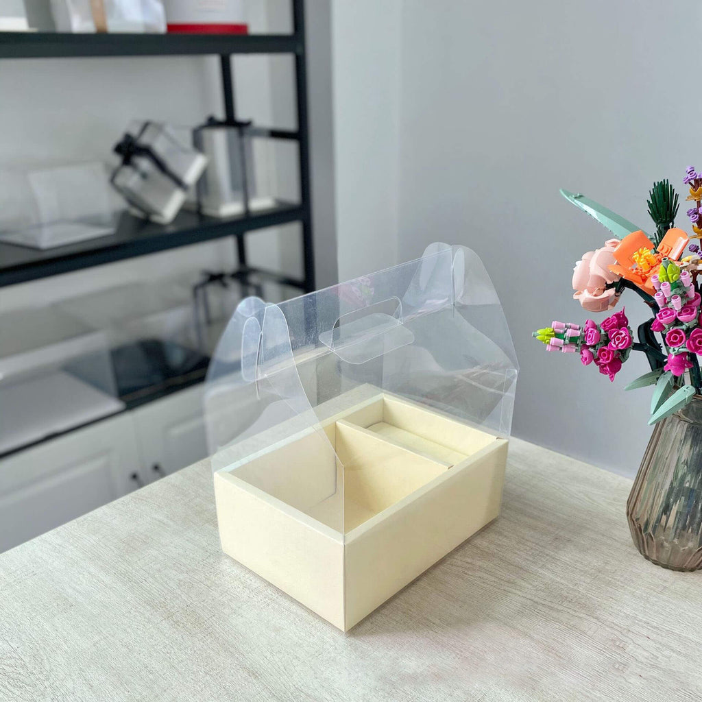 Transparent Flower Cake Box
