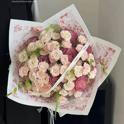 Flower Bouquet Printed Paper, 16.5 × 22.8 Inch, 20 Sheets