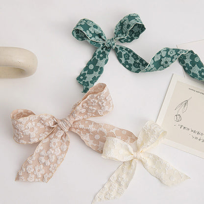 Embossed Flower Ribbon, 10 Yards