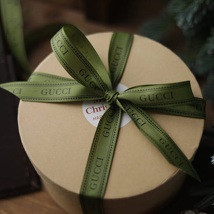 Ruban de flocon de neige transparent de Noël