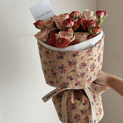 Kraft Artistic FlowerWrapping Paper