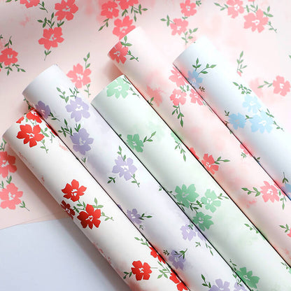Spring Bouquet Wrapping Paper, 13.8 × 19.7 Inch, 20 Sheets