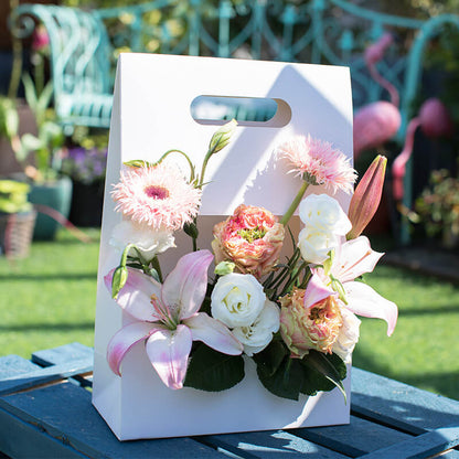 Kraft Wrapping Bags with Handle for Flowers