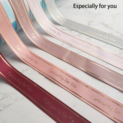 Premium Gold-Stamped Letter Ribbon