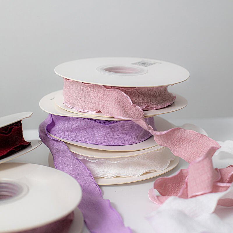 Ruffled Lace Ribbon, 10 Yards
