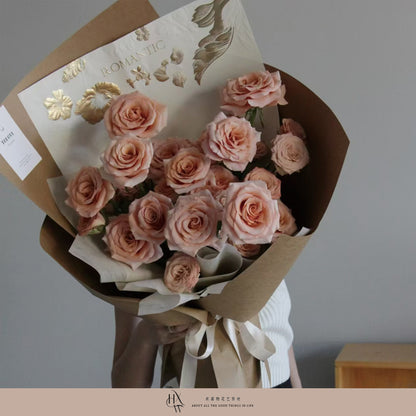 Papier d'emballage givré et imperméable pour fleurs coréennes 