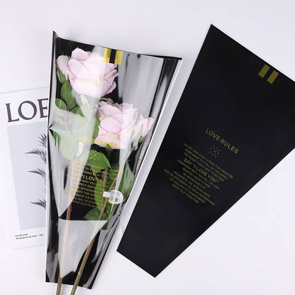 Transparent English Multi-Bag, 11 × 3.5 × 17.3 Inch, 50 Pcs