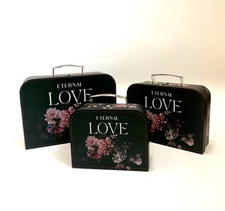 Vintage Paperboard Suitcase Set