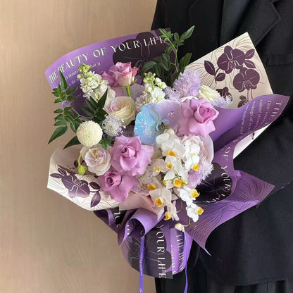 Tulip Bouquet Gift Paper, 14 × 19.7 Inch, 10 Sheets