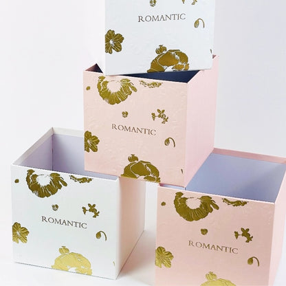 Bouquet Square Flower Gift Box, Set of 2