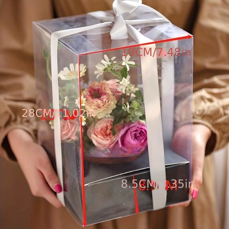 Transparent Flower Packaging Box