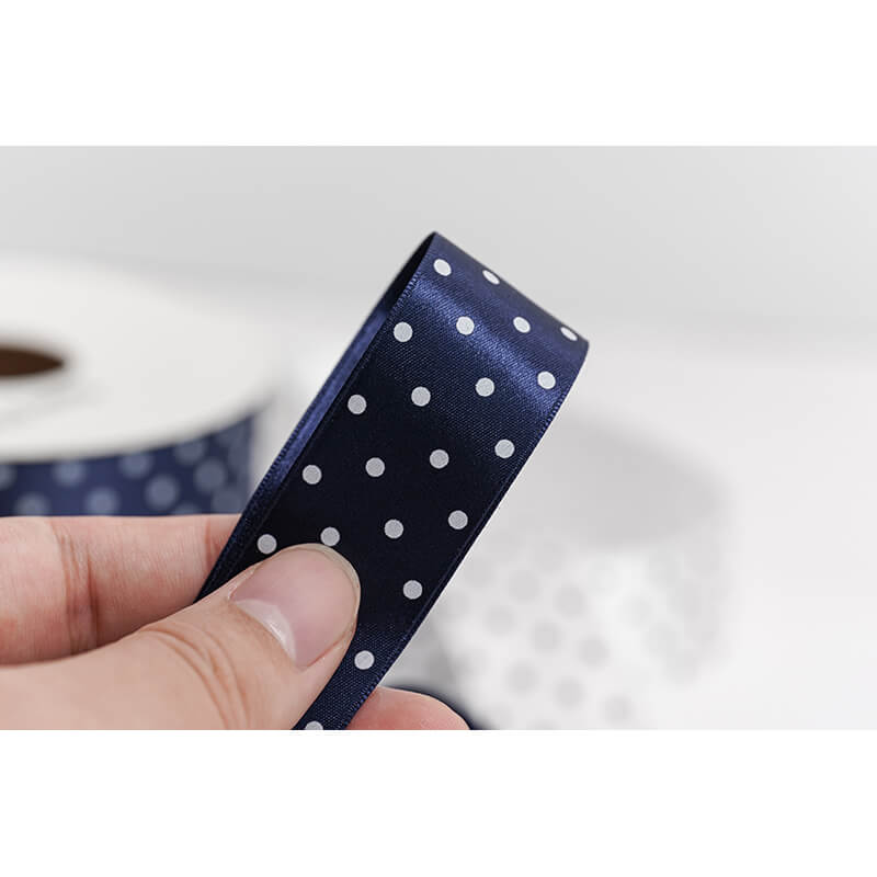 Polka Dot Packaging Ribbon, 2.5 cm × 9 Yards