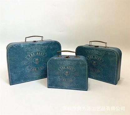 Vintage Paperboard Suitcase Set