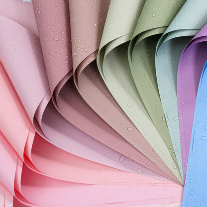 Papier d'emballage givré et imperméable pour fleurs coréennes 