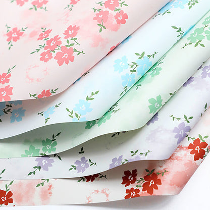 Spring Bouquet Wrapping Paper, 13.8 × 19.7 Inch, 20 Sheets