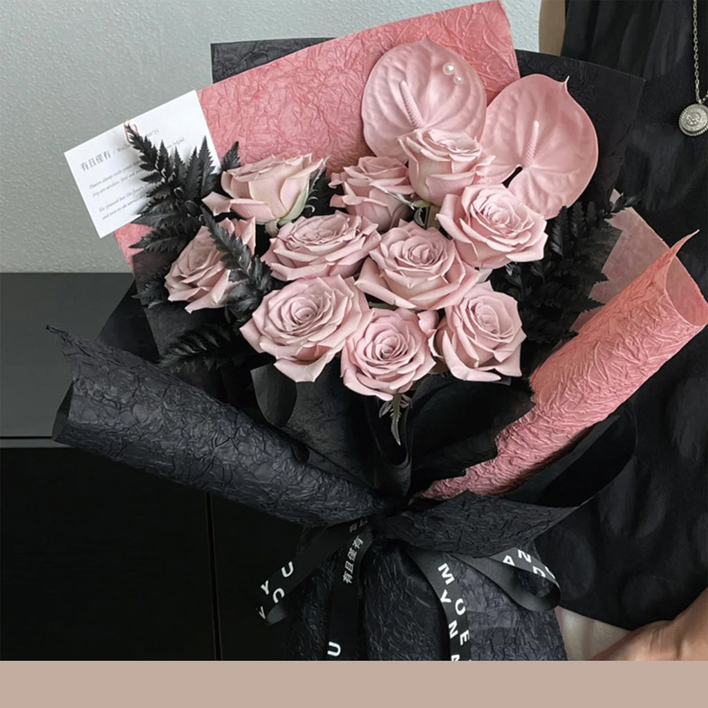 Stone Paper Floral Wrapping Paper