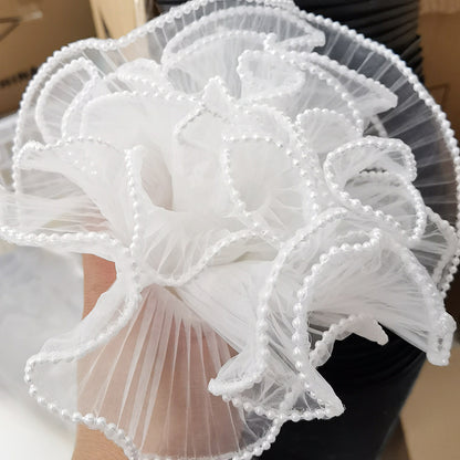 Pearl Mesh Bouquet , 11 Inch × 4 Yards