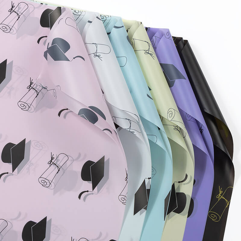 Floral Wrapping Paper, 22.5 × 22.5 Inch, 20 Sheets