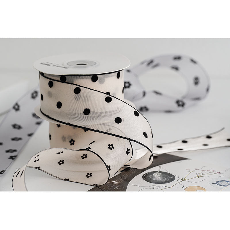 Black Velvet Vintage Ribbon, 1.5 Inch × 15 Yards