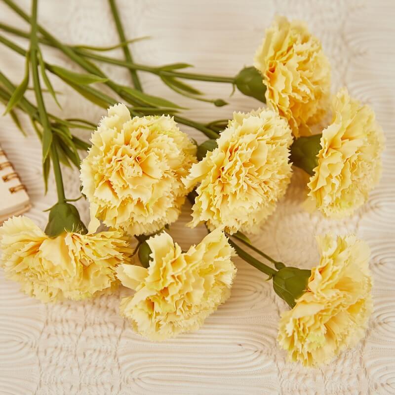 Single Silk 11” Carnation