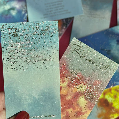 Colorful Fireworks Sticker, 50 Sheets/Pack